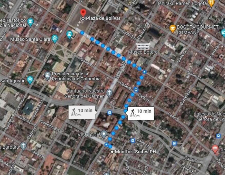 Grandioso Apartaestudio La Candelaria Богота Екстериор снимка